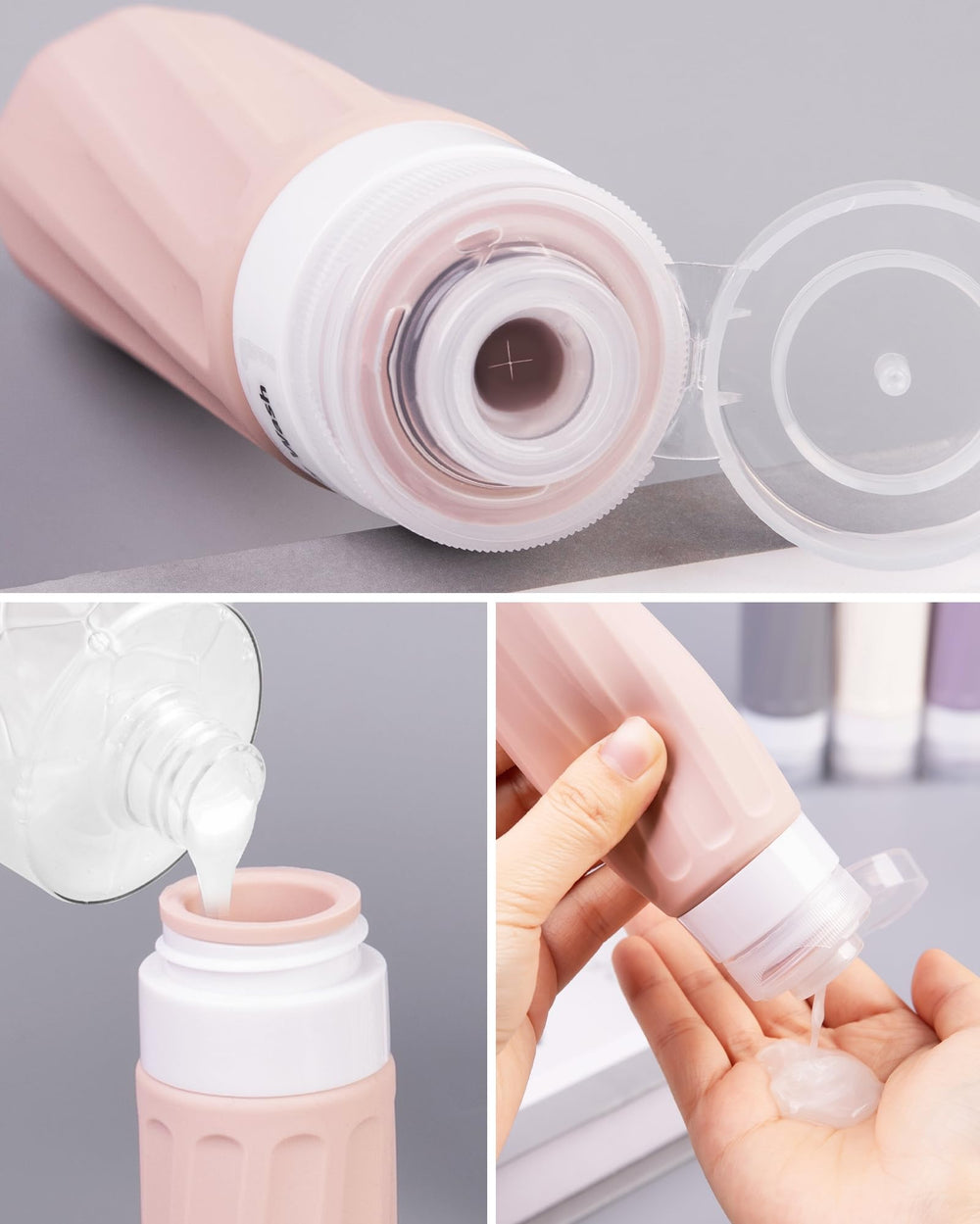 Mrsdry travel cream jars 1oz for compact skincare on trips