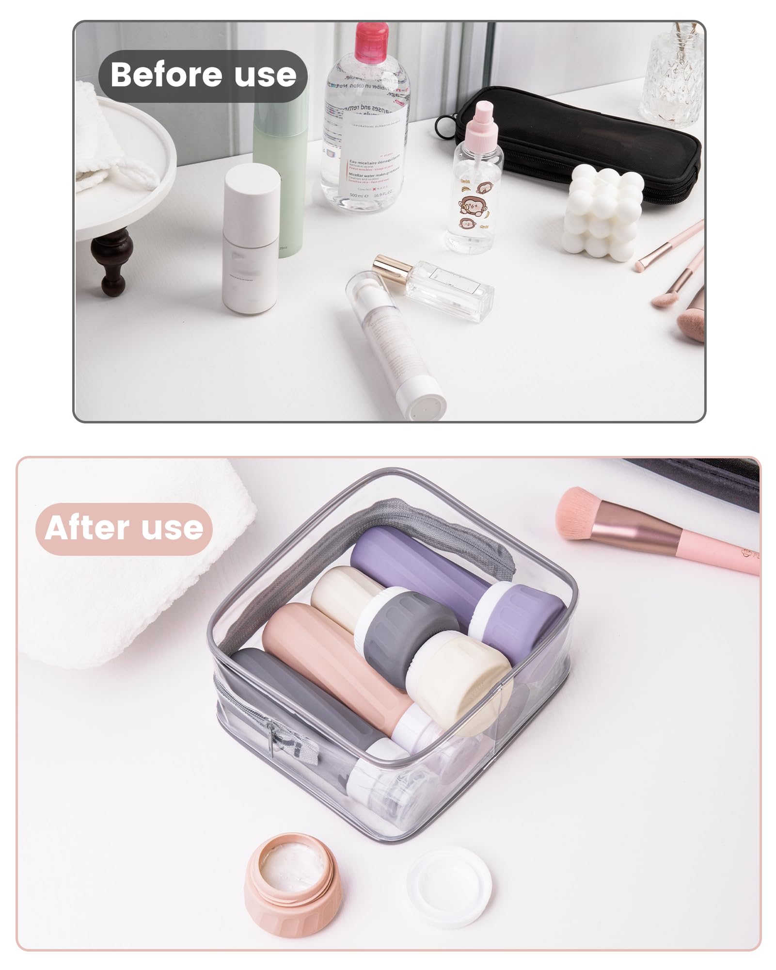 Mrsdry TSA-approved travel kit keeps essentials organized during air travel