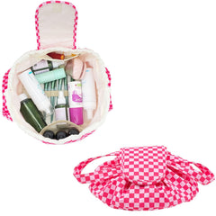 Mrsfox travel cosmetic bag brush holder keeps tools organized during trips.