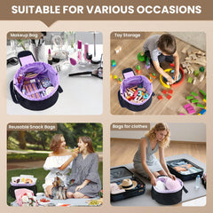 Mrsfox travel-ready toiletry bag compact and lightweight for easy packing.