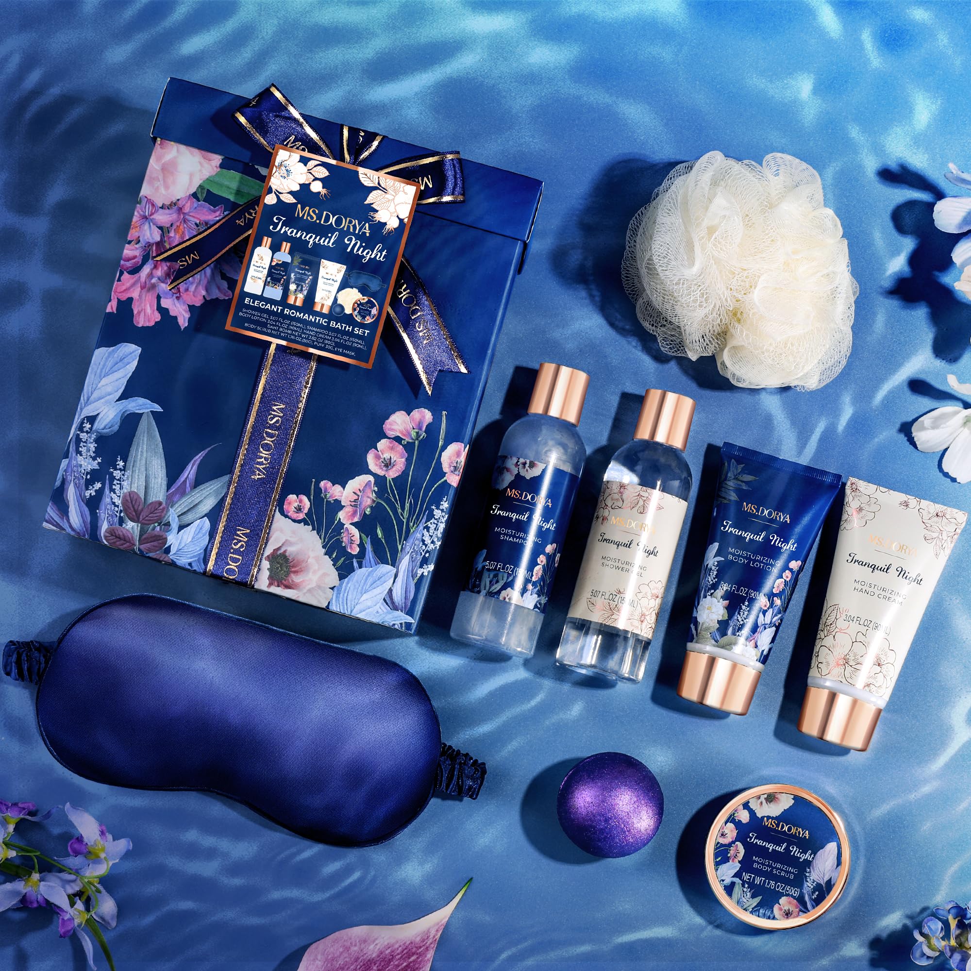 MS.DORYA puff and elegant gift packaging ready for gifting