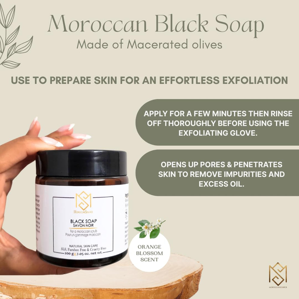 MS Exfoliating Glove Kessa Mitt after use resulting in smoother skin glow