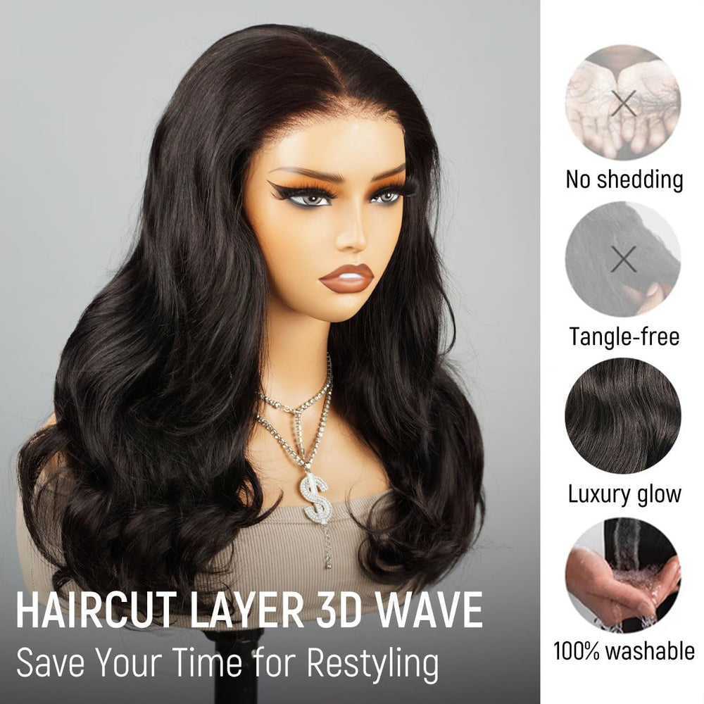 mscoco Wear and Go Glueless Wigs with bleached knots for a softer, more natural hairline.