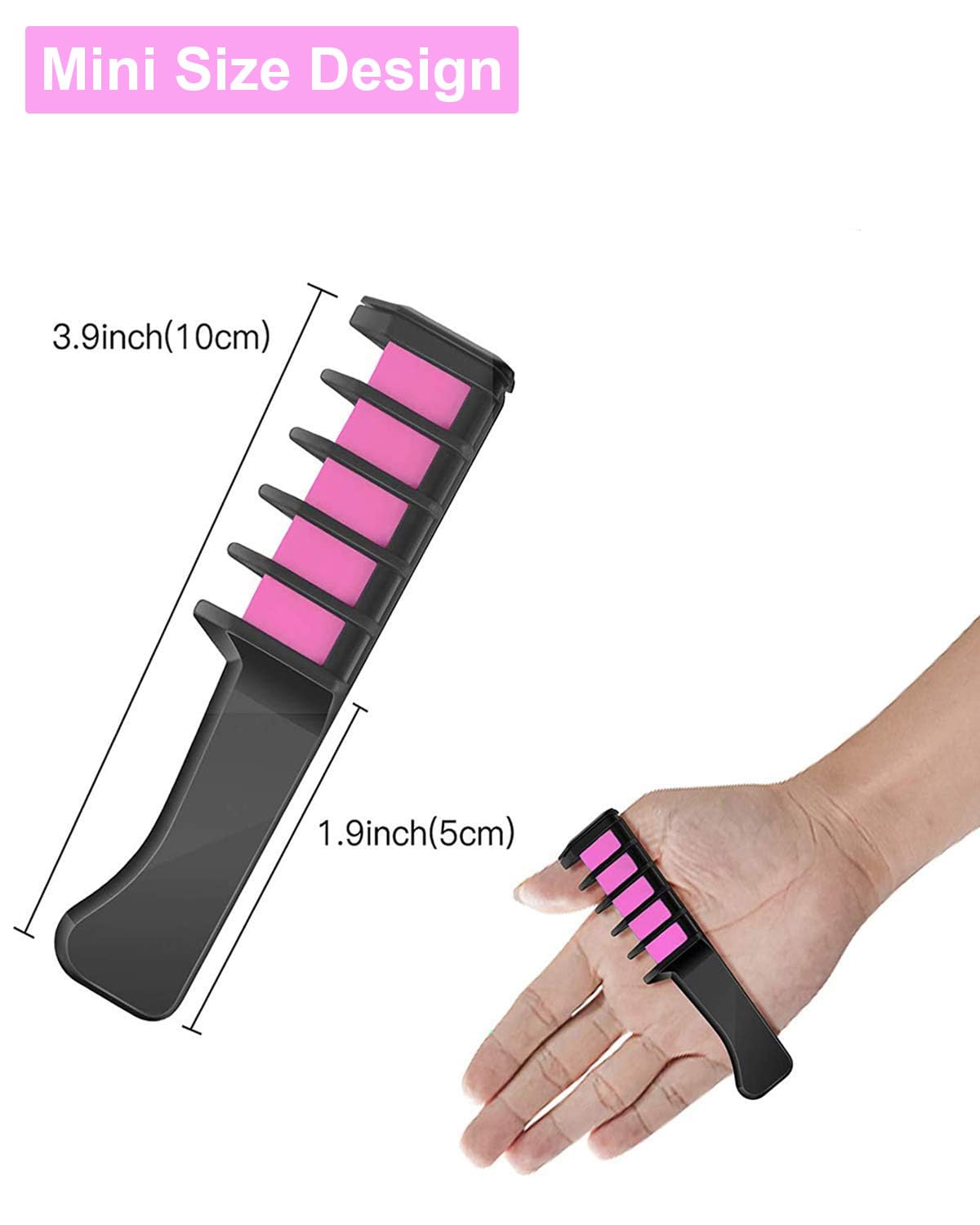 MSDADA hair chalk comb for kids provides washable color fun