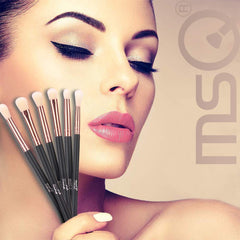MSQ real wood handle emphasizes durability and comfortable grip during makeup sessions