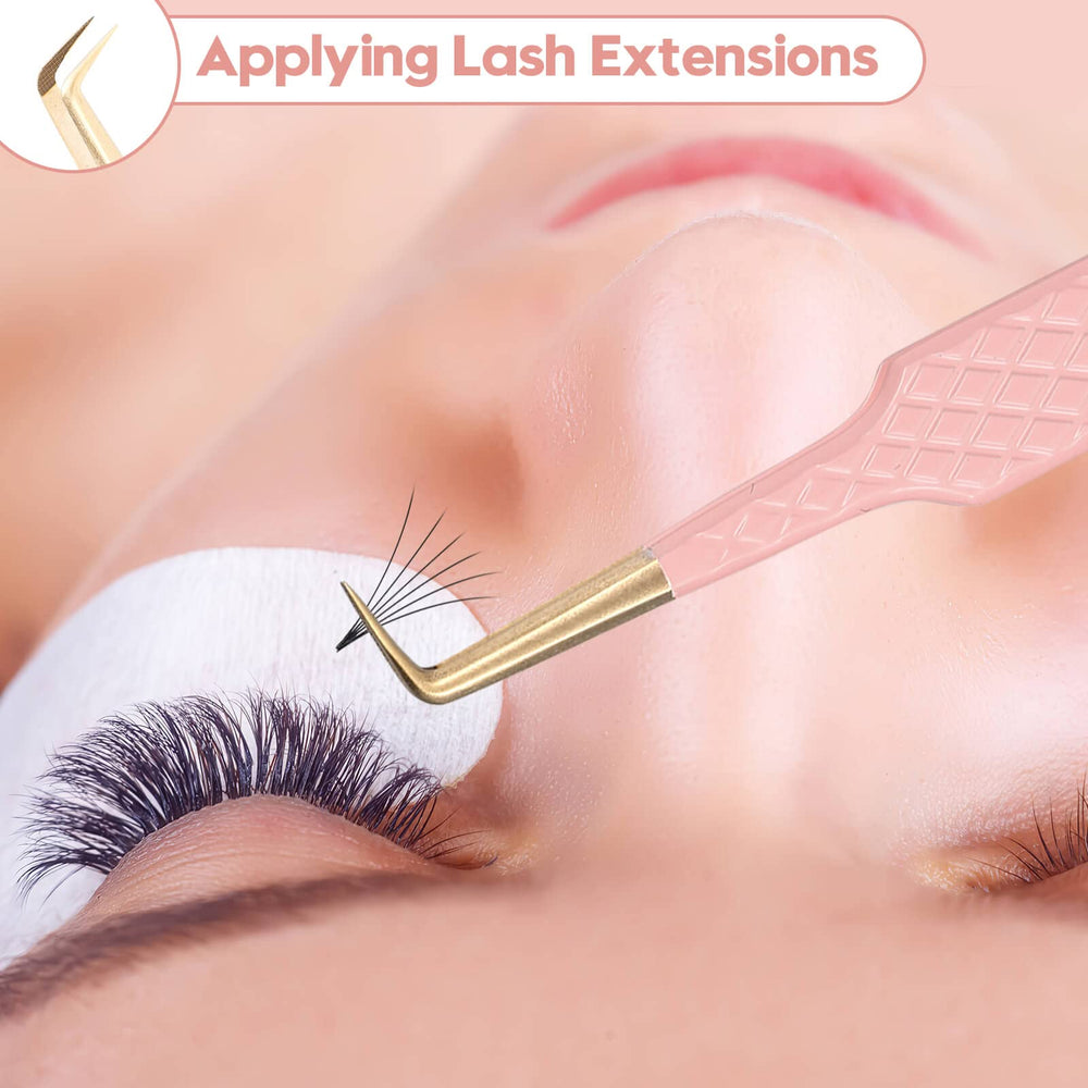 Ms.Queen professional beginner-friendly tweezers suit both pros and learners.