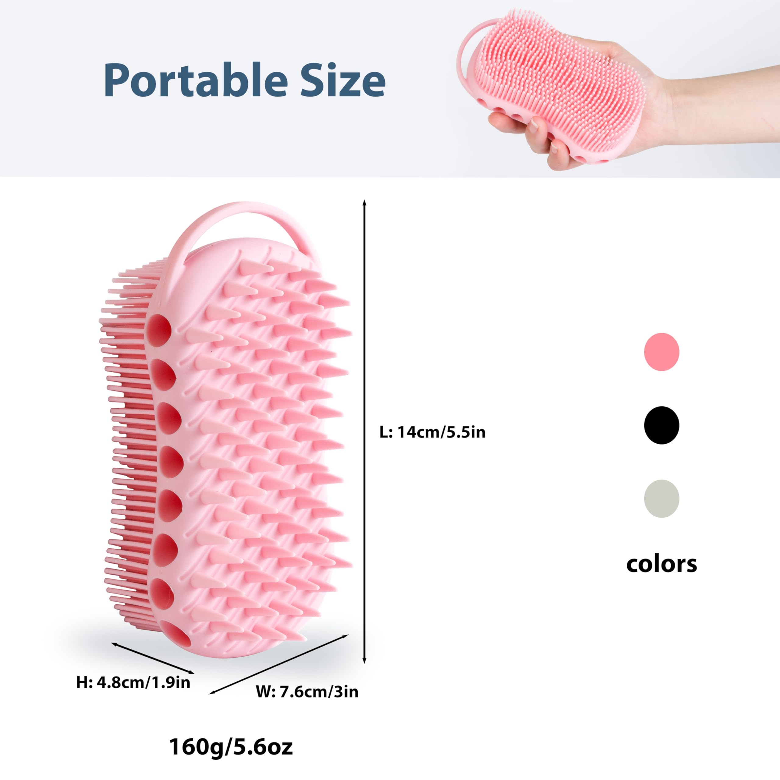 MtBoi plastic-free recyclable silicone scrubber pink supports sustainable routines.