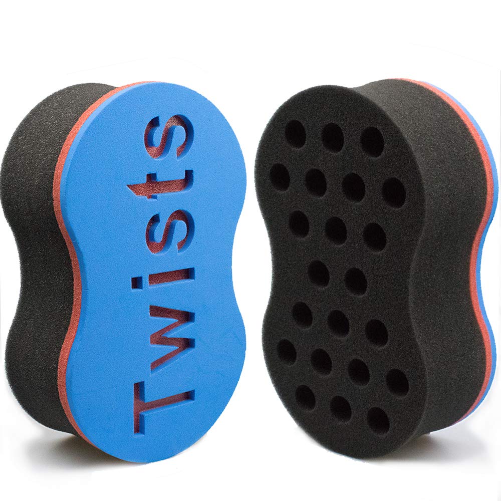 MTWIST Twist Hair Sponge big holes close-up for bigger curls on thick hair