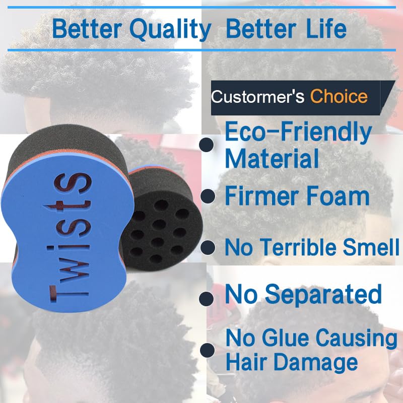 MTWIST Twist Hair Sponge ideal for on-the-go styling anywhere