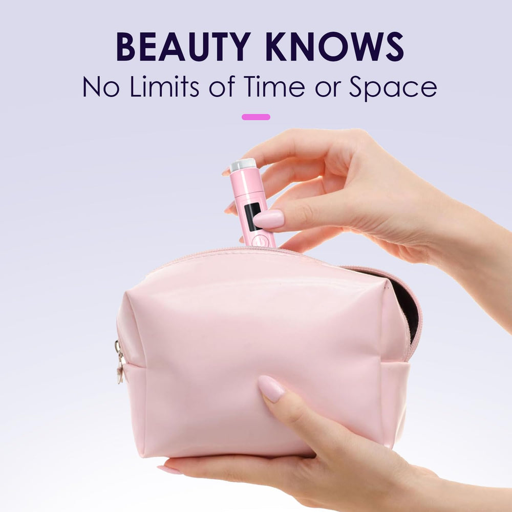 MUCOOS Mini UV light nails pink handy in-hand use for quick touch-ups