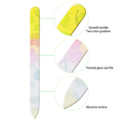 Mudder color-pattern nail files brighten routine manicures and distinguish tools.