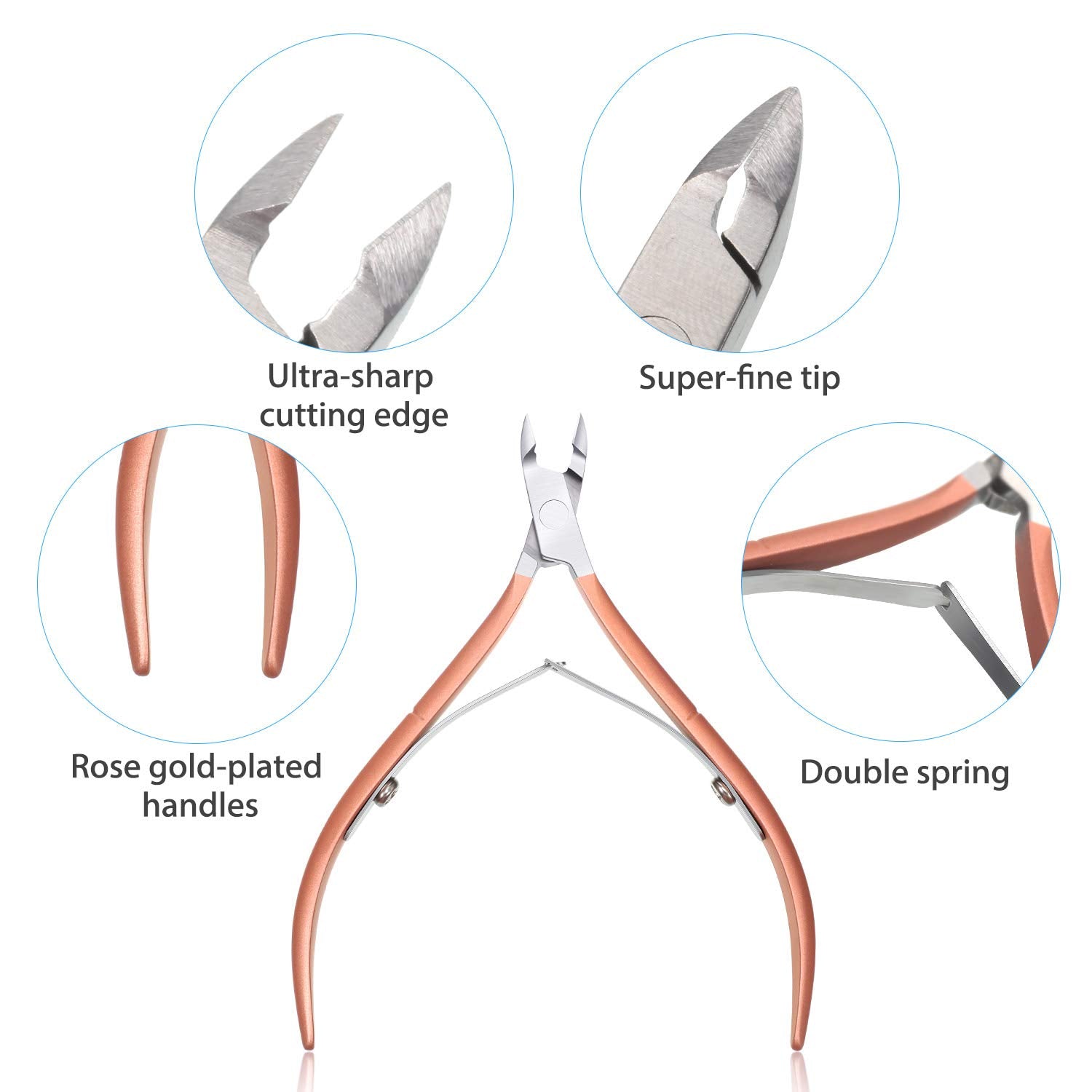 Mudder cuticle remover scissors pack with protective cap.