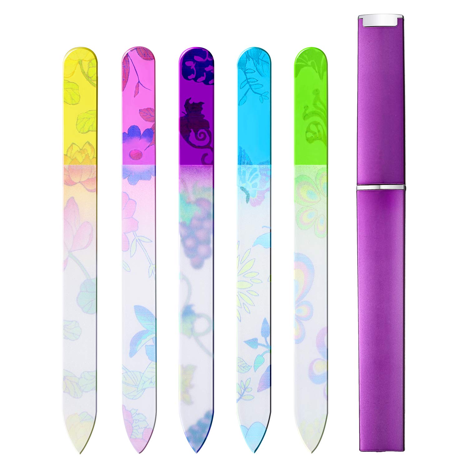 Mudder double-sided crystal nail file demonstrates versatile, durable filing.