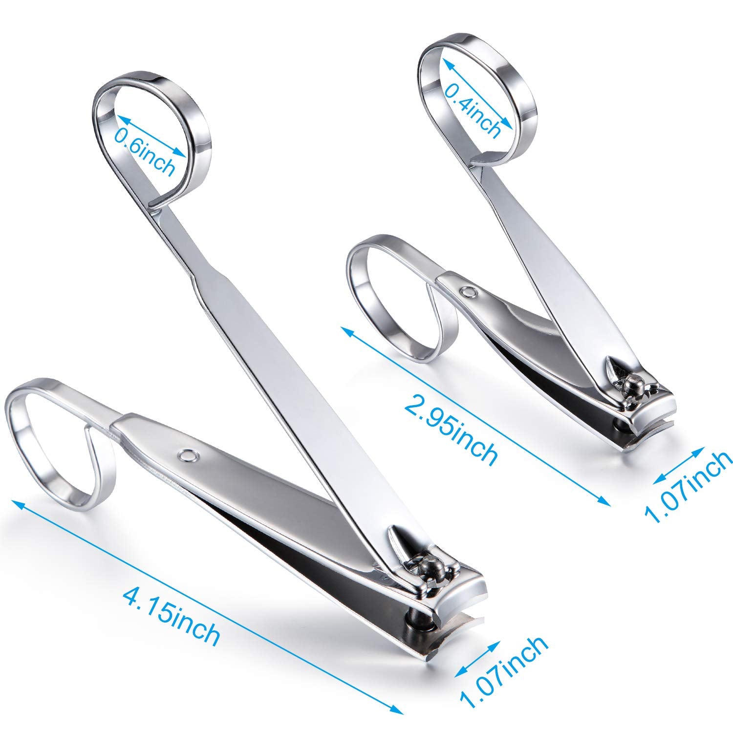 Mudder EZ Grip corta uñas para pies, ideal para uñas gruesas.