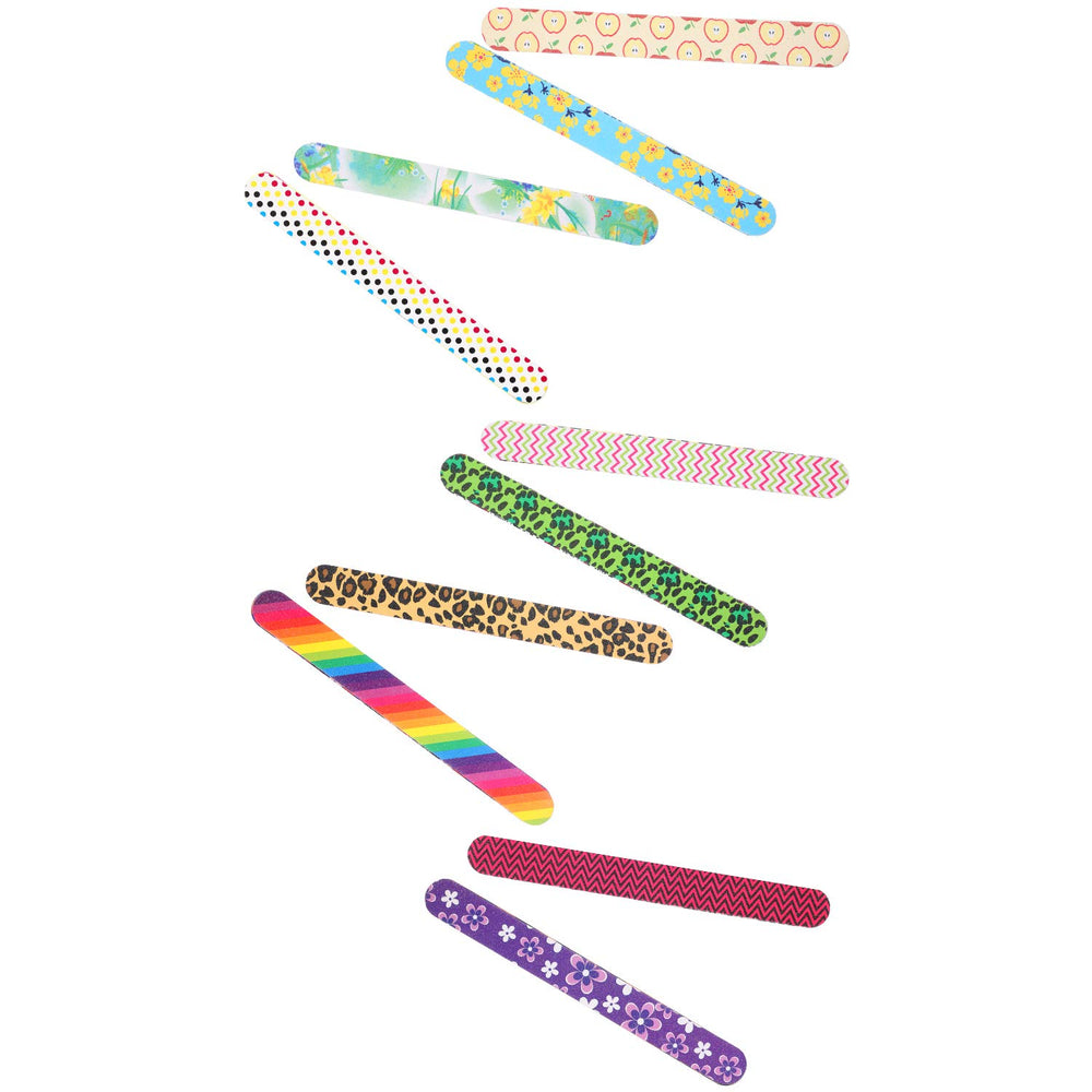 Mudder nail file designs provide variety for different moods and styles.