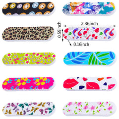 Mudder nail files dot-pattern for precise edges and quick touch-ups.