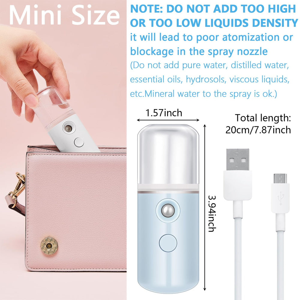 Mudder nano facial mister tank 30ml side view shows capacity