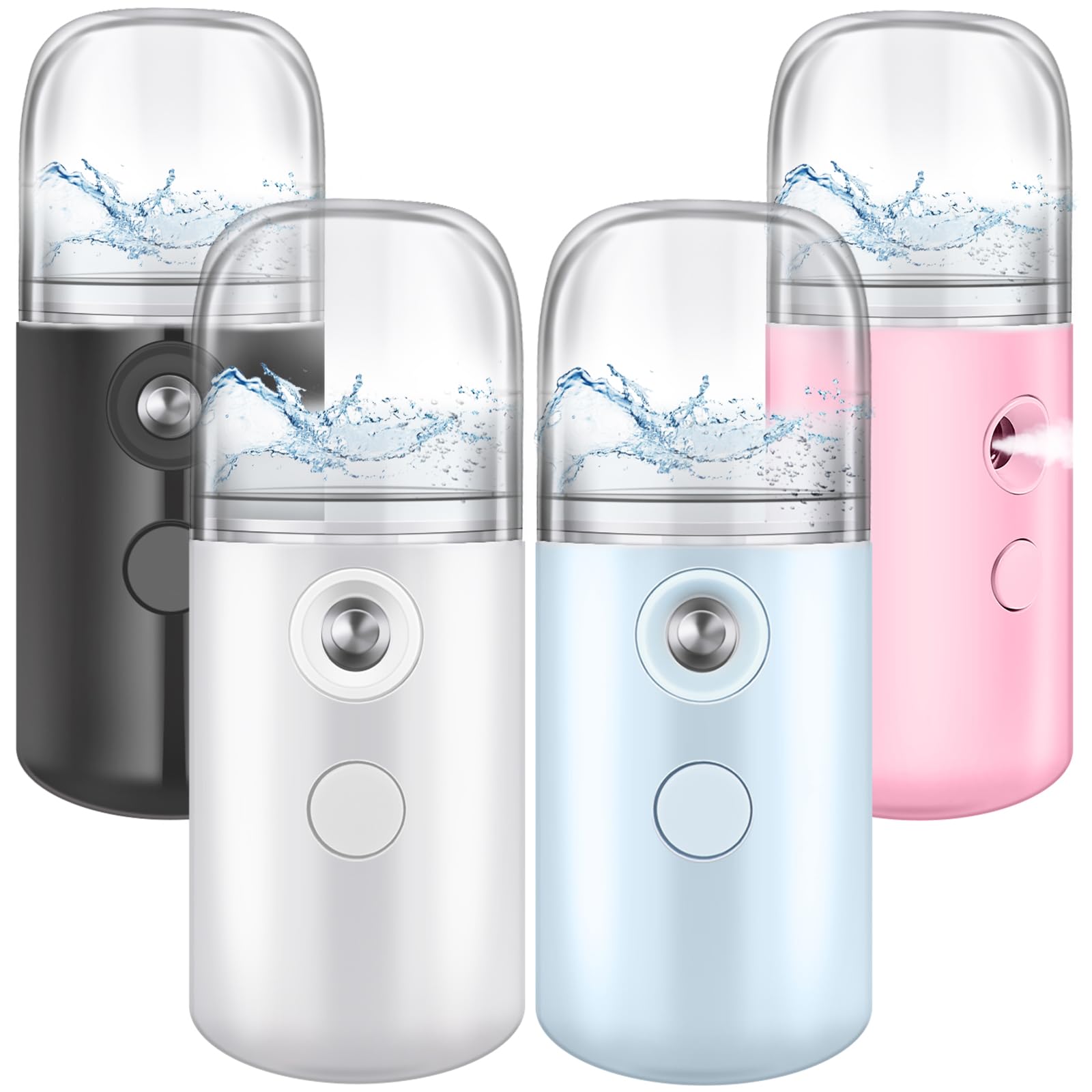 Mudder nano facial mister white front for quick hydration on the go
