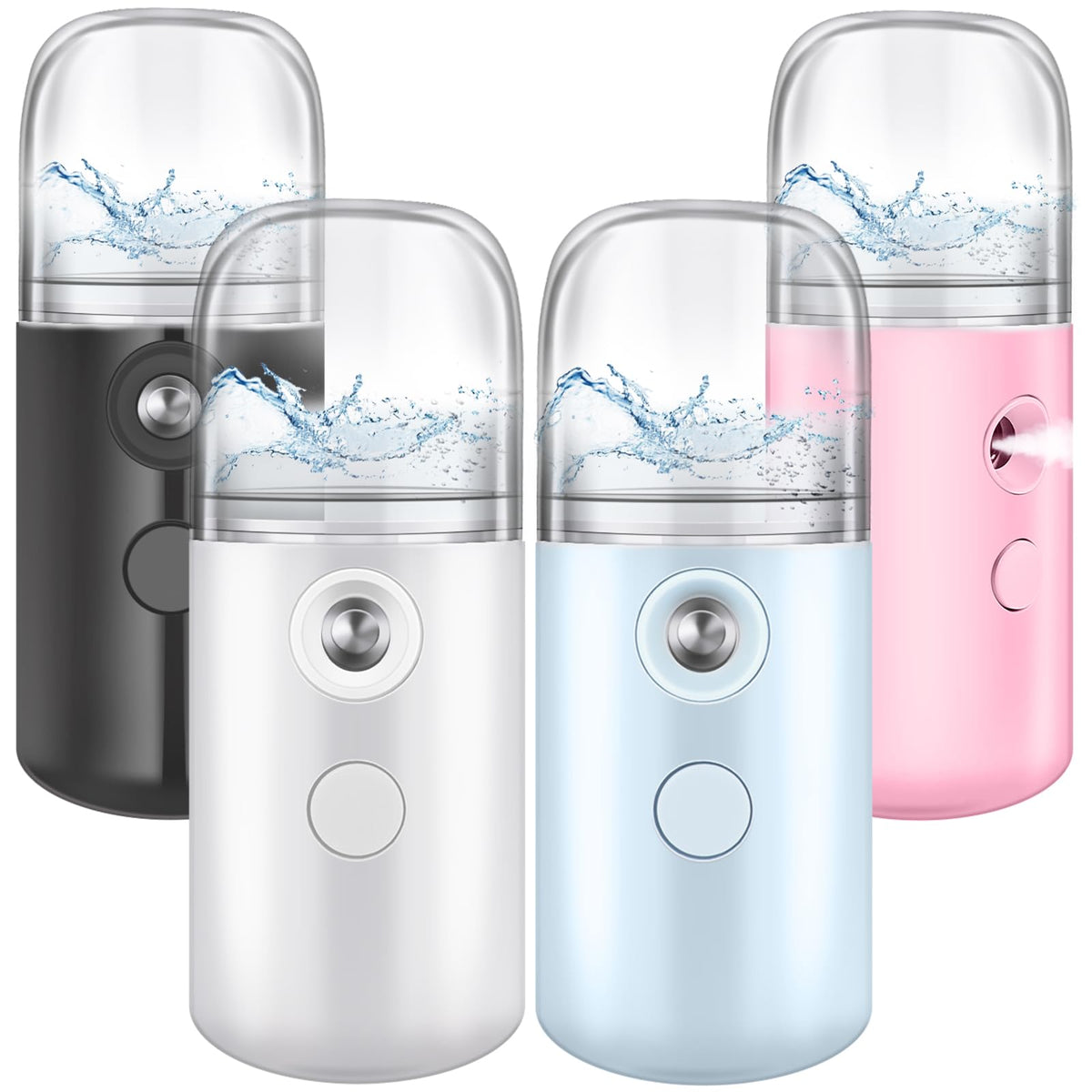 Mudder nano facial mister white front for quick hydration on the go