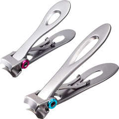 Mudder oversized nail clipper with large opening for thick nails.