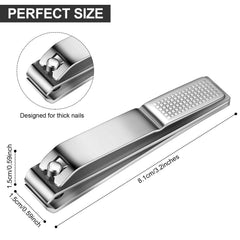 Mudder toenail clippers with anti-slip handle provide precise, comfortable trimming.