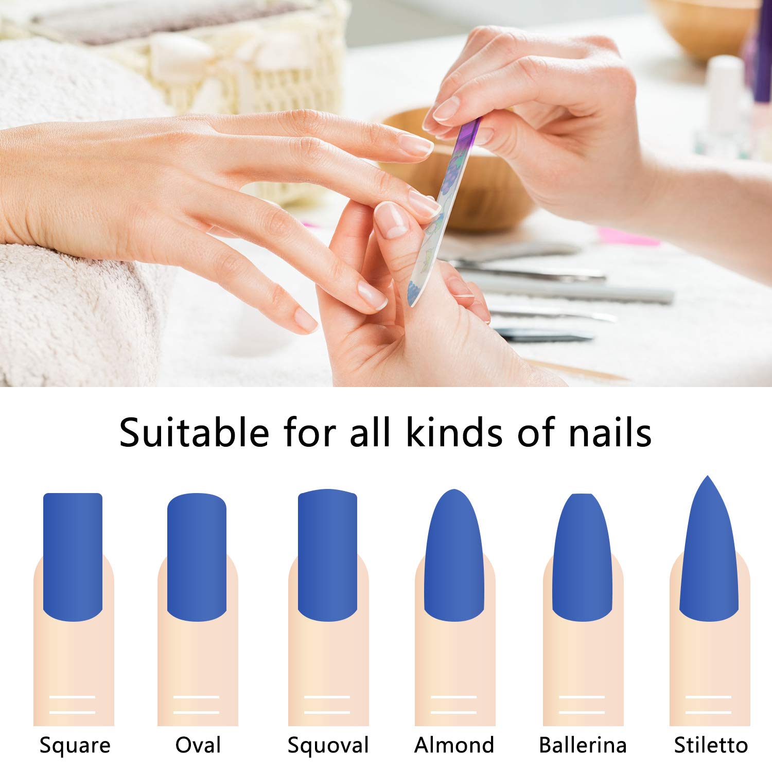 Mudder travel-friendly nail file case supports tidy on-the-go care.