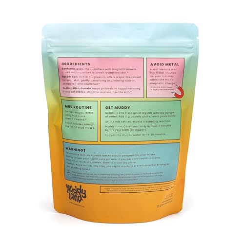 Muddyland Detox Bath Bubbles closeup highlighting cleansing bubbles and relaxation.