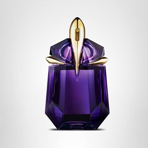 MUGLER Alien elegant dresser display capturing modern fragrance lifestyle