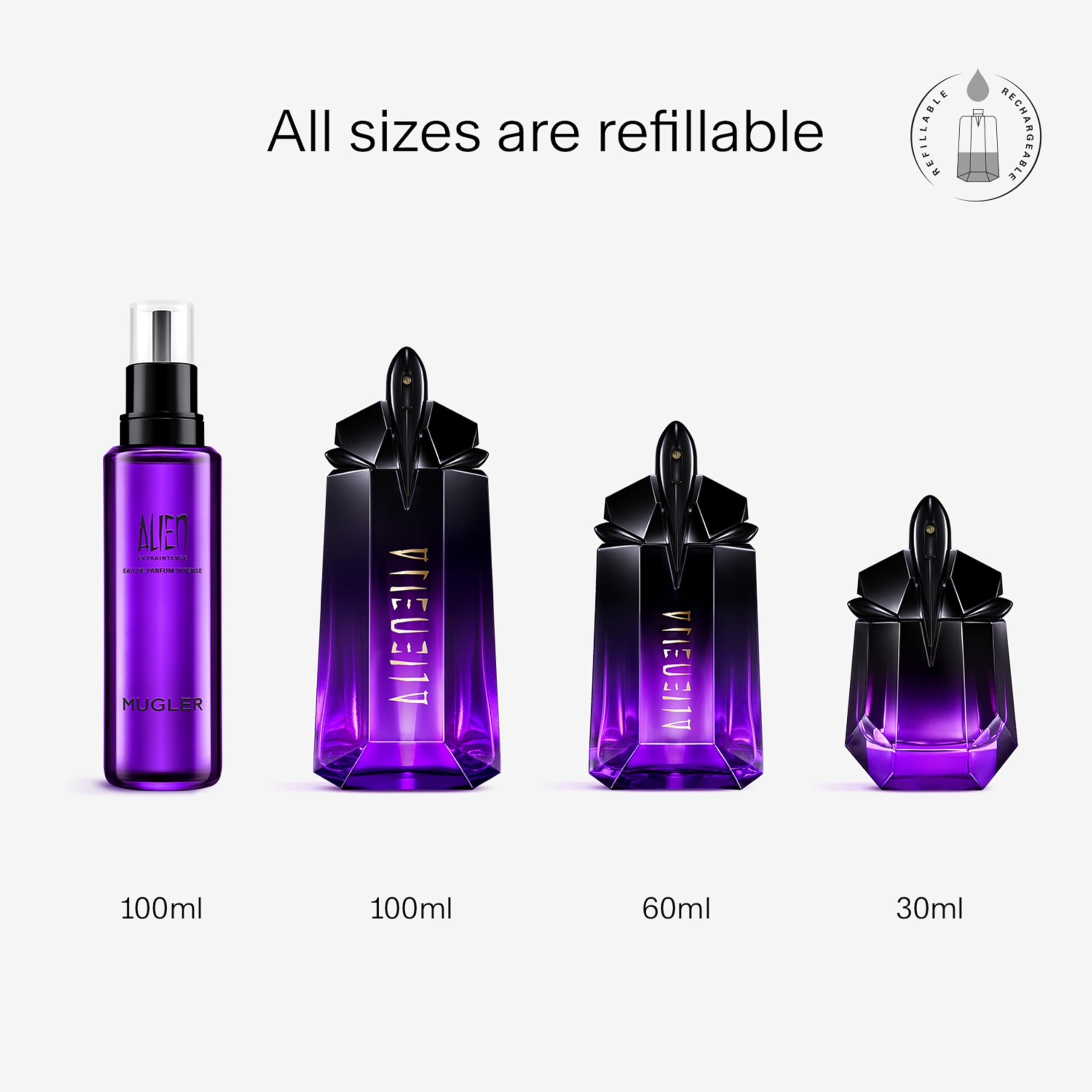Mugler Alien Extraintense packaging shows premium, gift-ready presentation.