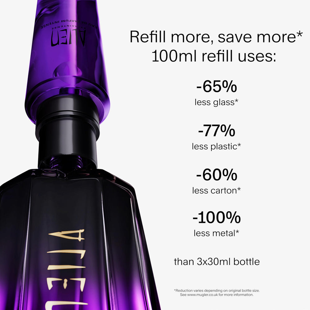 Mugler Alien Extraintense sillage-profile suggests long-lasting presence.