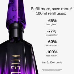 Mugler Alien Extraintense vanilla note emphasis, suggesting a warm, sensual scent base