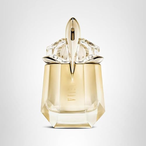 Mugler Alien Goddess EDP ornate label accentuates luxury aura