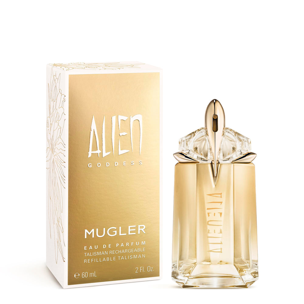 Mugler Alien Goddess fragrance mist rising suggests versatile daily wear.
