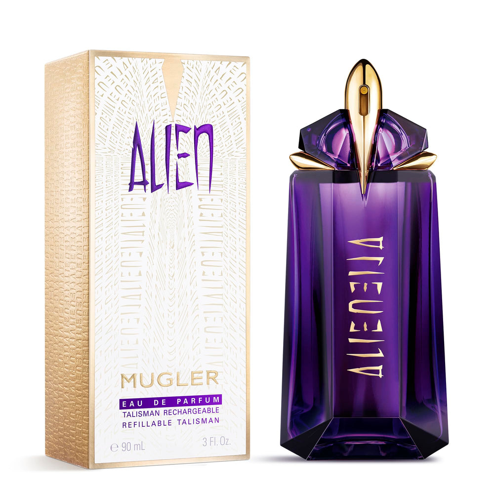 Mugler Alien packaging box conveys premium presentation for gifting