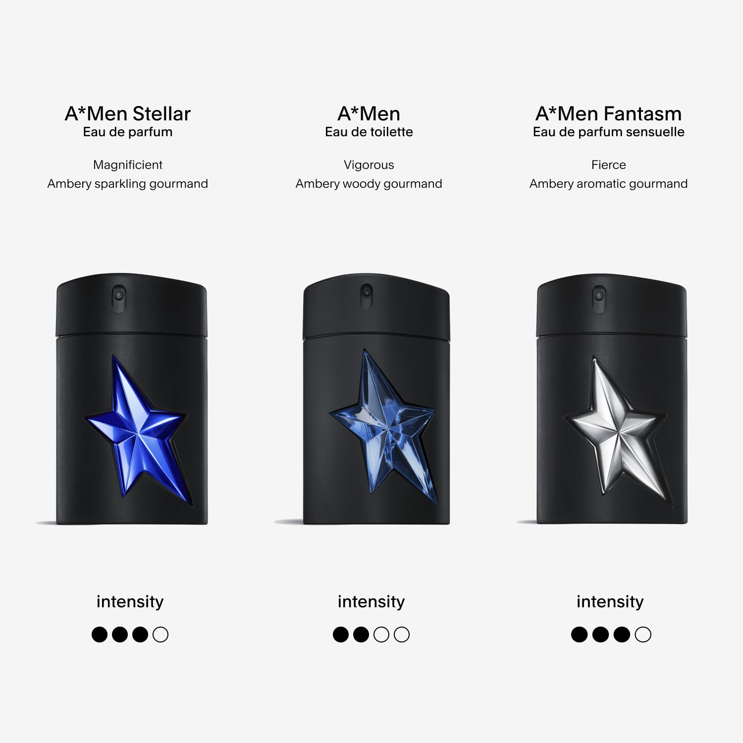 Mugler Amen Stellar packshot showcases the elegant bottle for store shelves