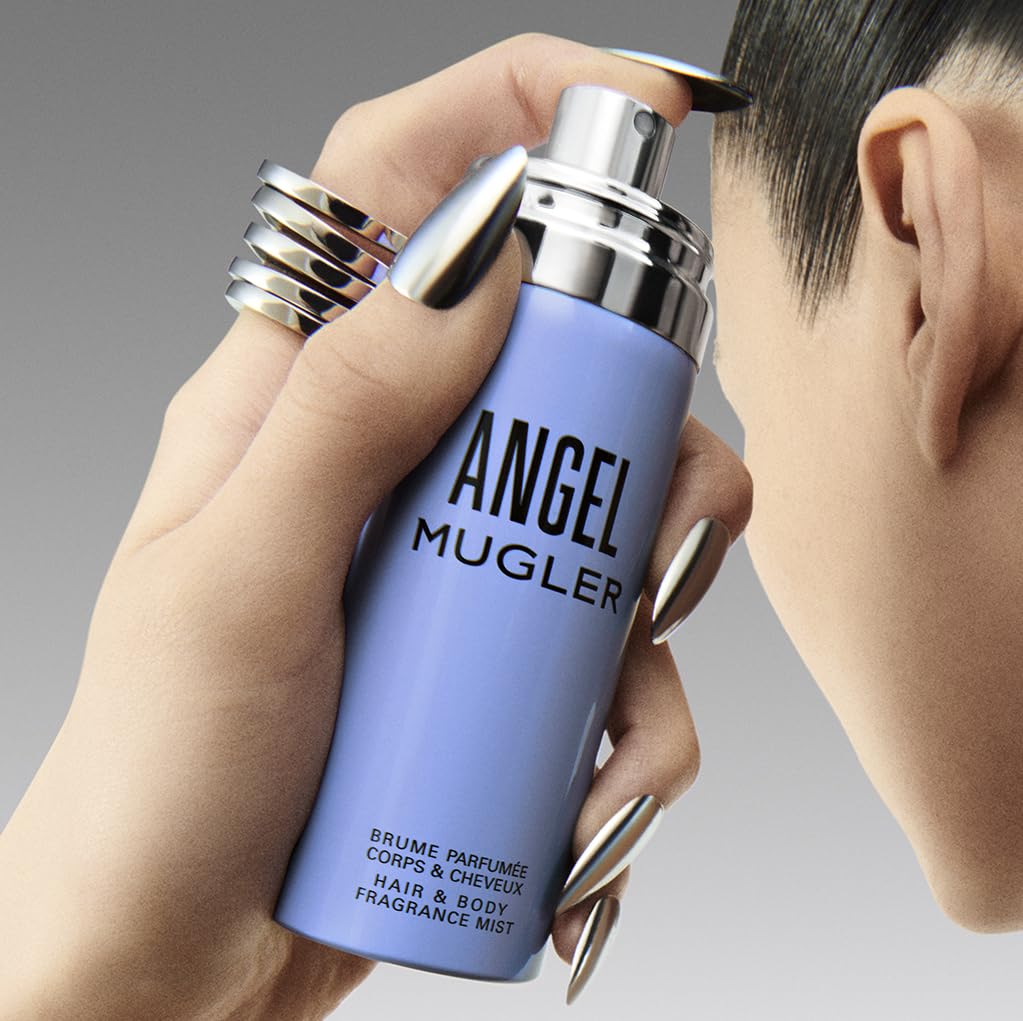 Mugler Angel fragrance notes bergamot praline for radiant aura