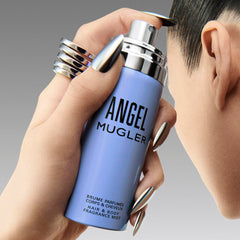 Mugler Angel fragrance notes bergamot praline for radiant aura