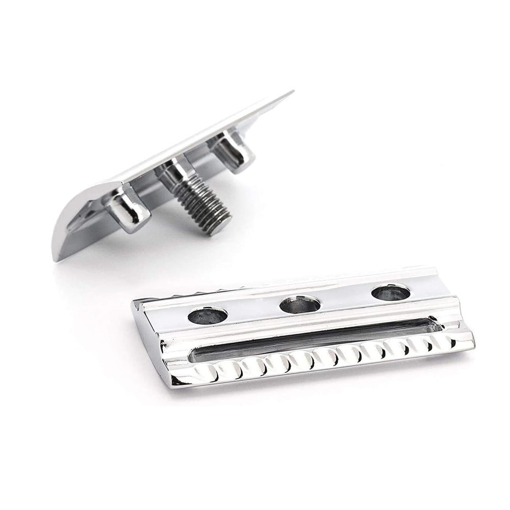 MÜHLE TRADITIONAL R89 closed-comb head for smooth, precise shaving