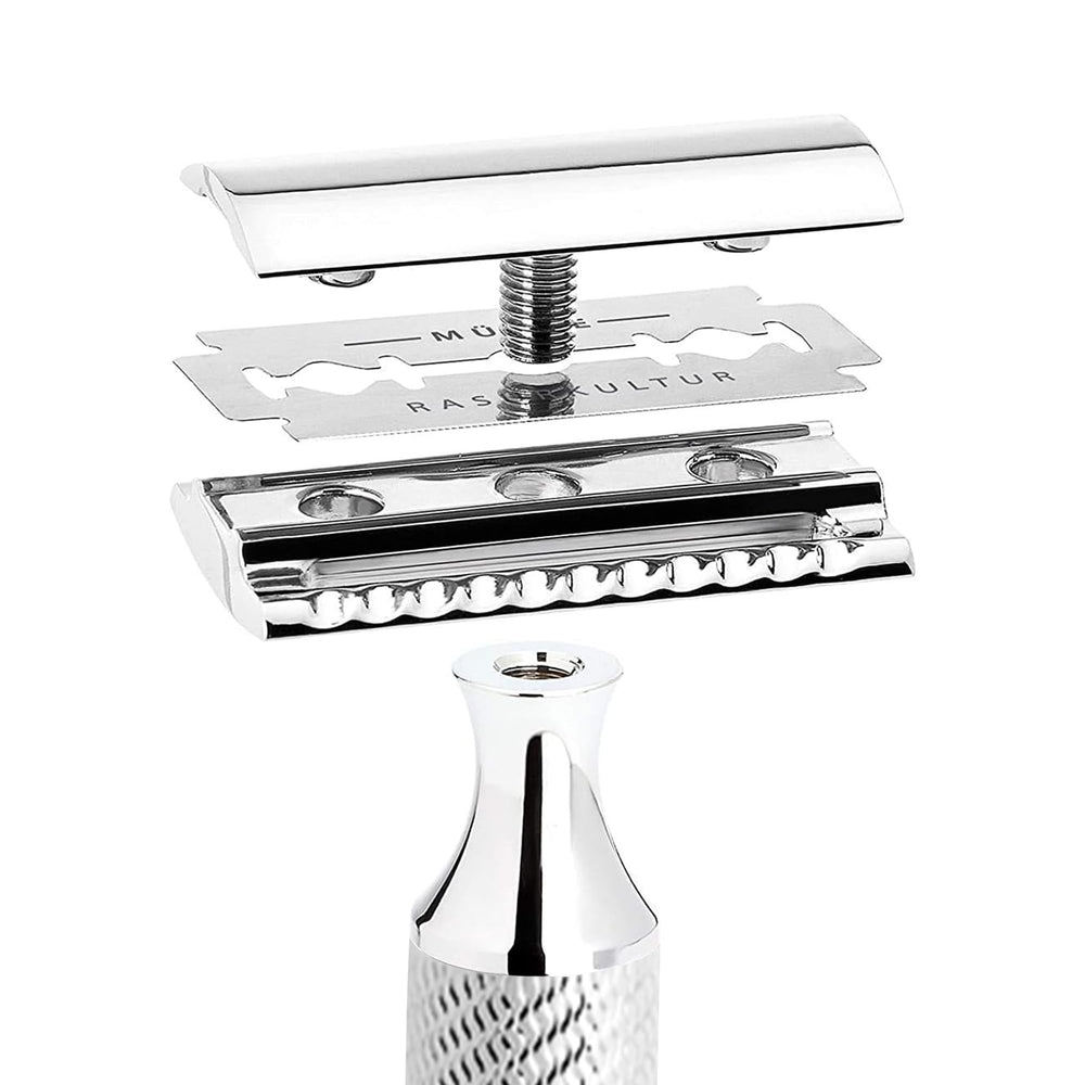 MÜHLE TRADITIONAL R89 faux tortoiseshell handle with classic style
