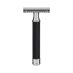 MÜHLE Traditional R89 closed-comb head for a precise close shave.