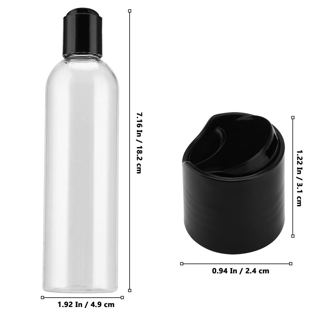 MUKLEI clear PET bottle showing contents clearly for easy monitoring.