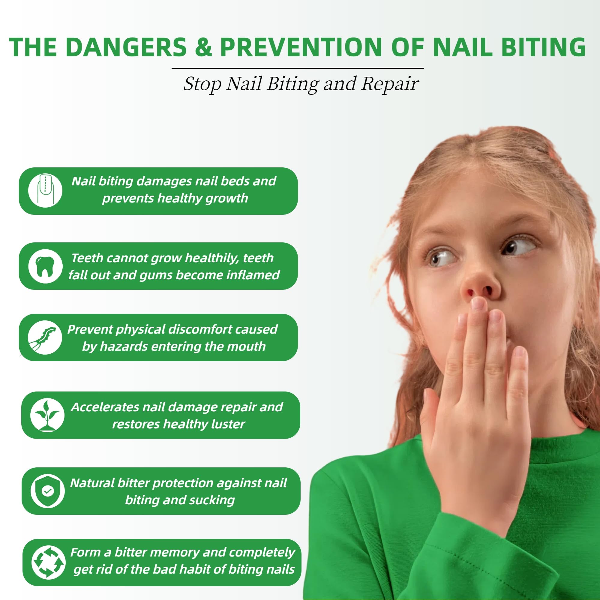 Mulimot green-end night treatment nourishes damaged nails.