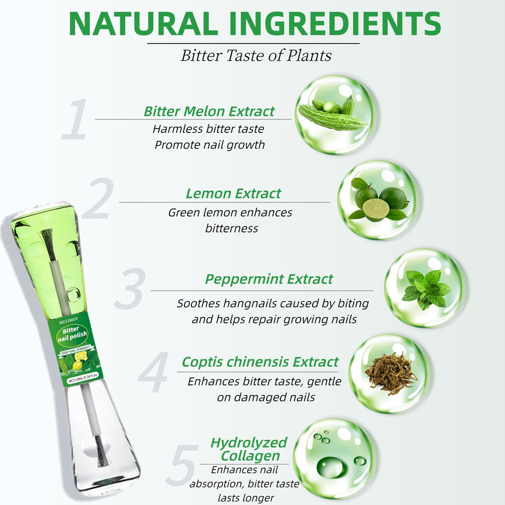 Mulimot night-nourish green-end brush repairs nails overnight.