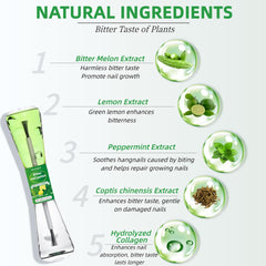 Mulimot night-nourish green-end brush repairs nails overnight.