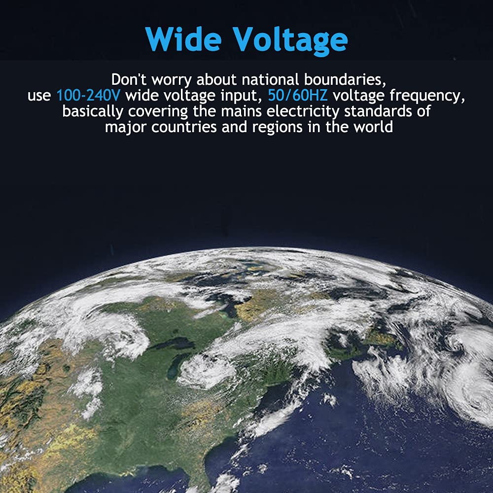 MULTIM CE-certified charger with overheating protection for safe use