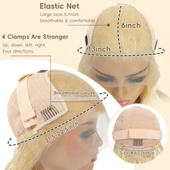 Mululi wig with four combs and adjustable straps for stable daily wear.