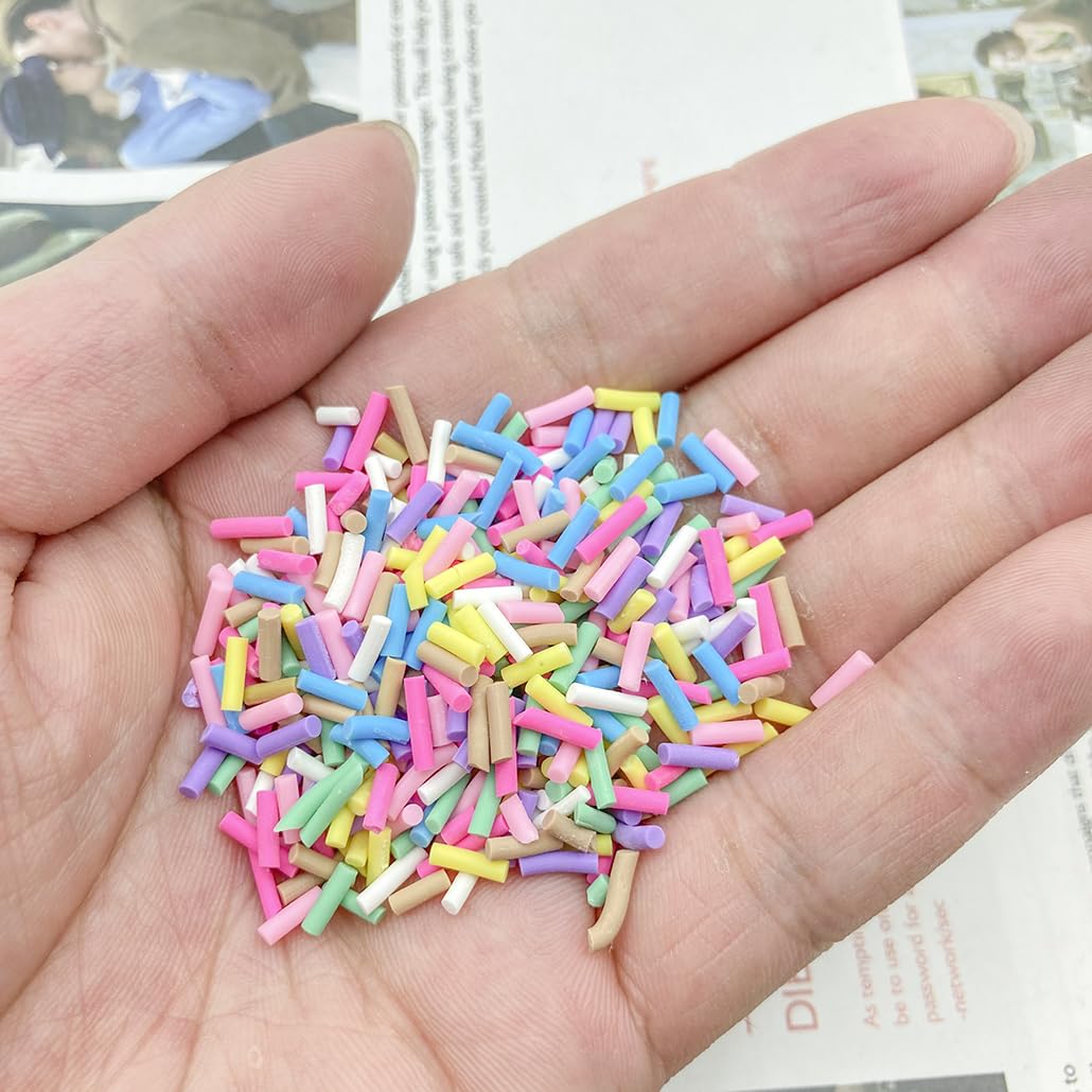 Mulutoo fake sprinkles nail art embellishments for case decorations