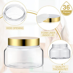 Mumufy PET material durable container for cosmetics.