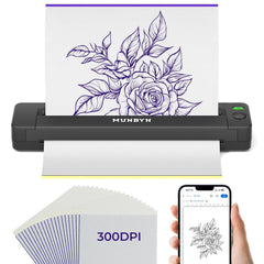MUNBYN ITP06 front view tattoo stencil printer for studio and mobile work