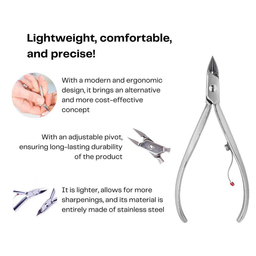 Mundial 777 cuticle nipper with plastic protective cap safety storage